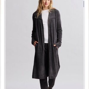 Barefoot Dreams CozyChic Ultra Lite Wide Collar Long Cardigan
